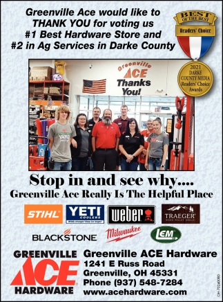 Thank You For Voting Us 1 Best Hardware Store, Greenville